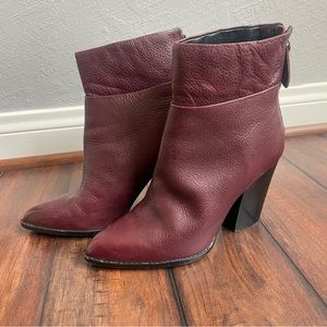 Beautiful Burgundy Aldo Booties